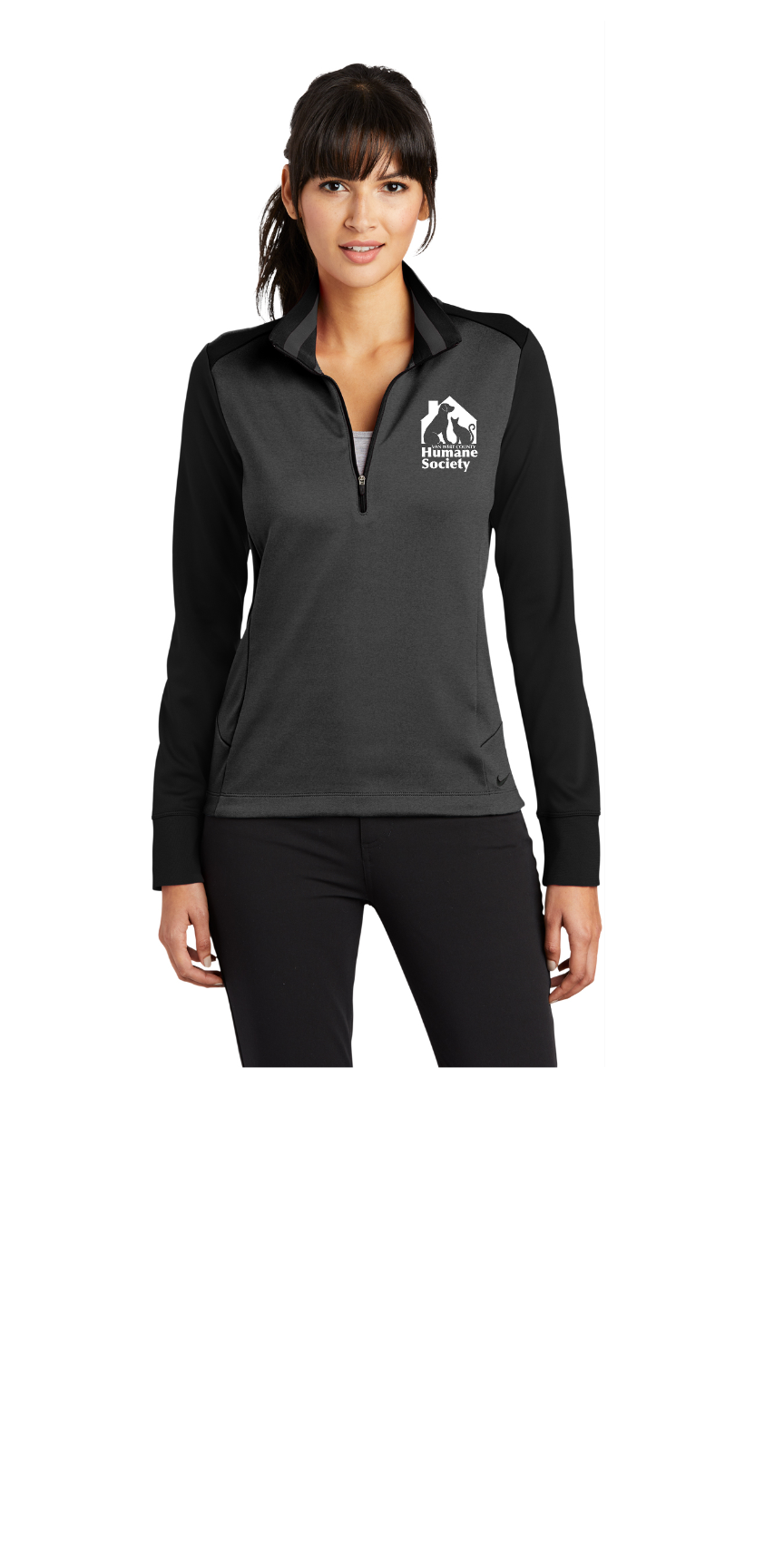 Nike Ladies Dri-FIT 1/2-Zip Cover-Up-578674