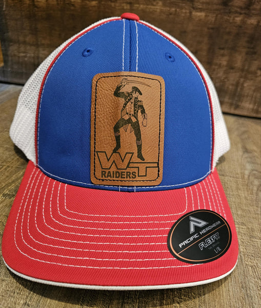 Wayne Trace Man Leather Patch Hat