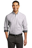 W657  Port Authority® SuperPro™ Oxford Stripe Shirt