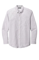 W657  Port Authority® SuperPro™ Oxford Stripe Shirt