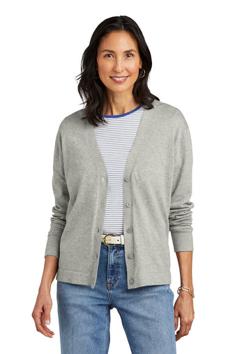 BB18405 Brooks Brothers® Women's Cotton Stretch Cardigan Sweater