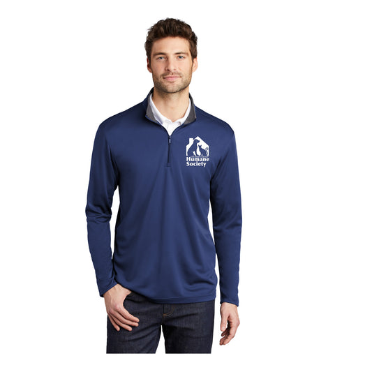 Embroidered Port Authority Silk Touch ™ Performance 1/4-Zip--K584