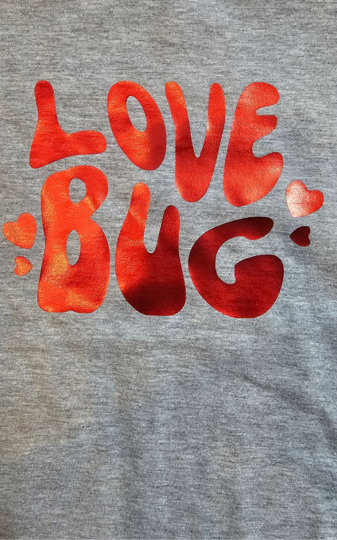 Love Bug metallic shirt