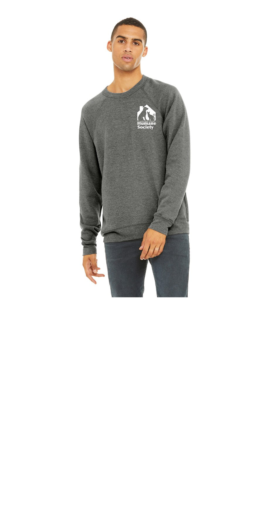 BELLA+CANVAS Unisex Sponge Fleece Raglan Sweatshirt--BC3901