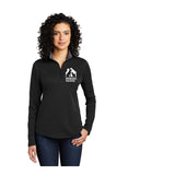 Embroidered Port Authority Ladies Silk Touch ™ Performance 1/4-Zip--LK584