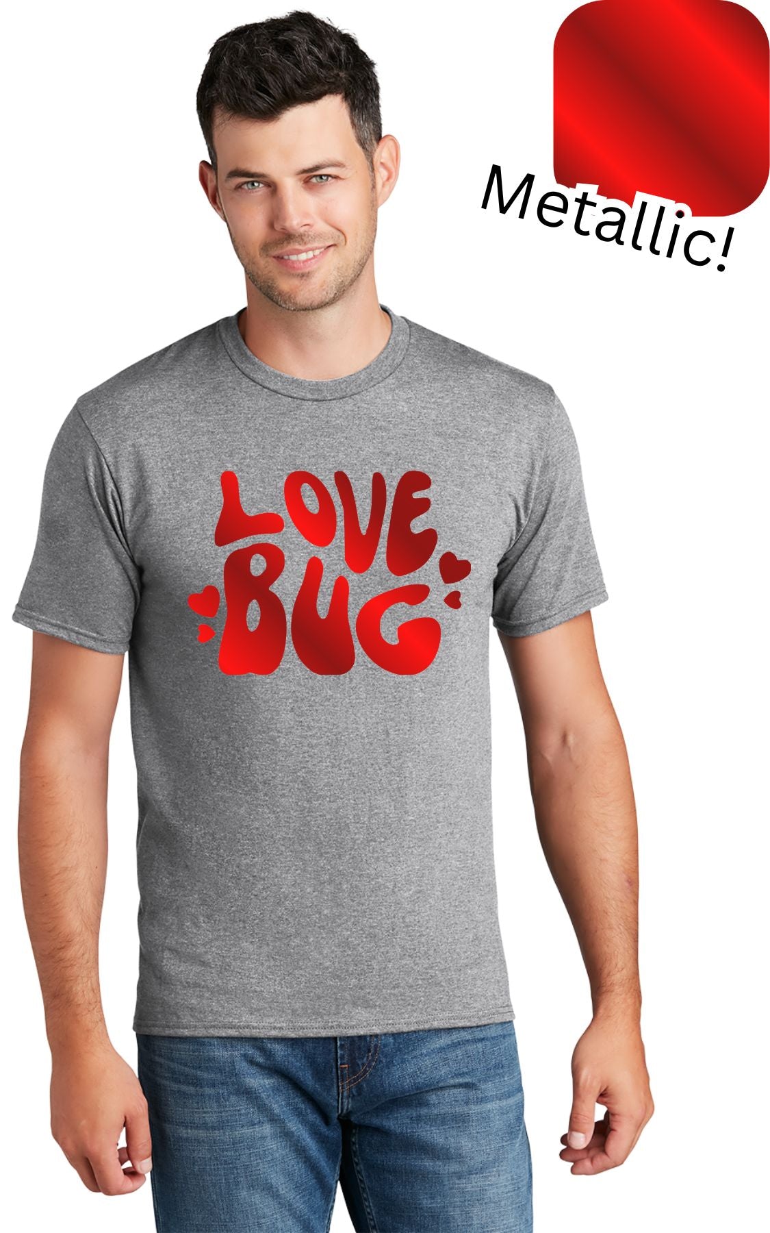 Love Bug metallic shirt