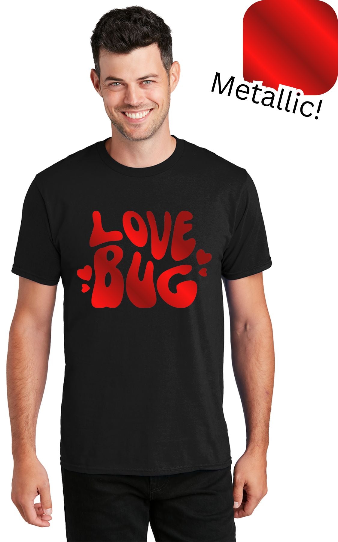 Love Bug metallic shirt