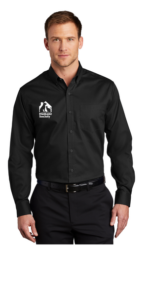 Port Authority Mens Embroidered SuperPro™ Twill Shirt-S663