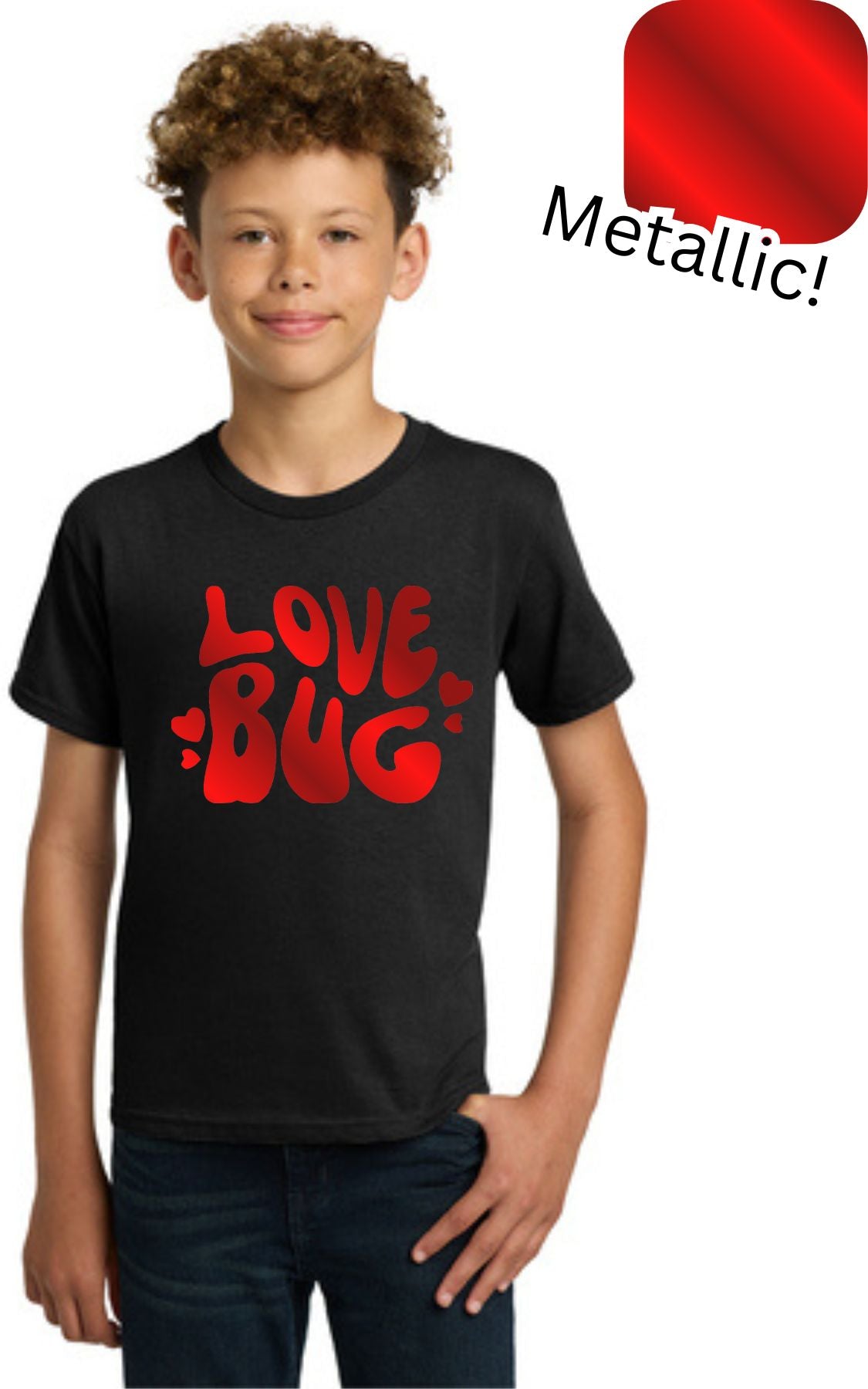 Love Bug metallic shirt