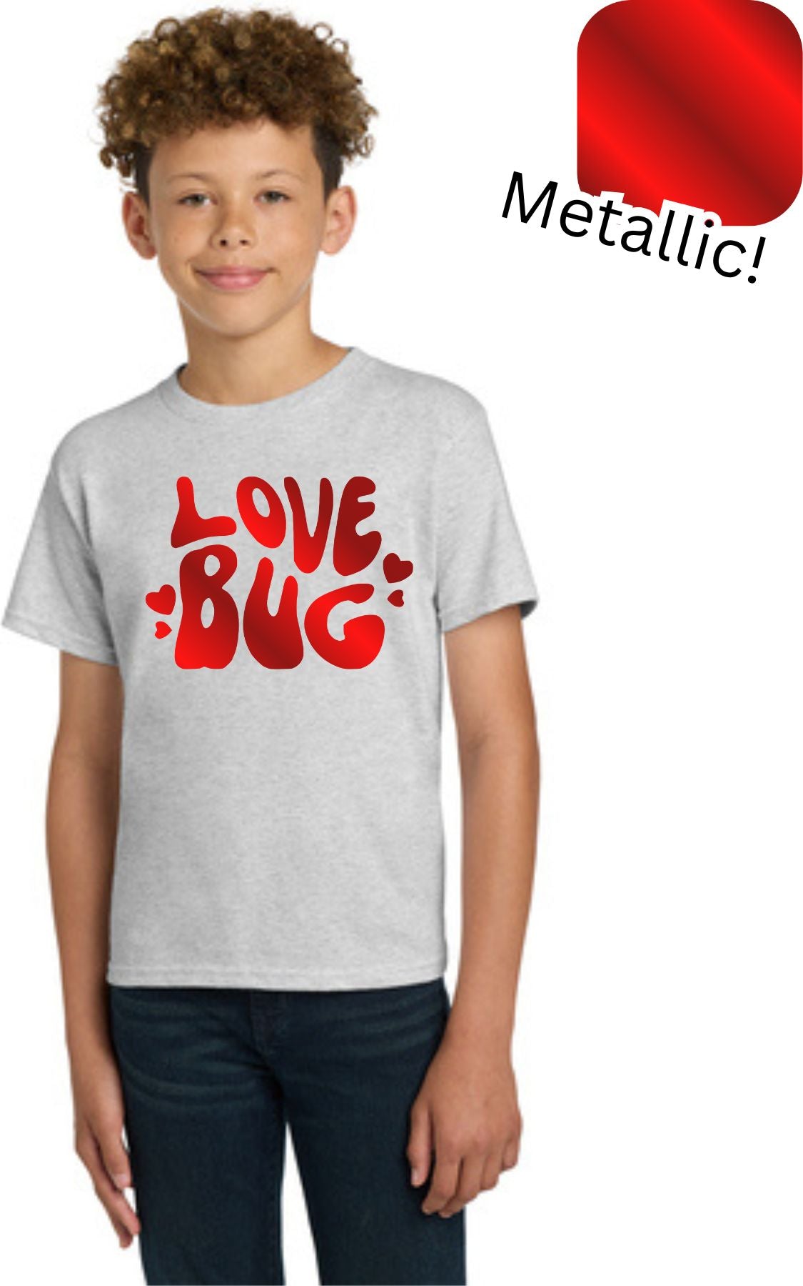 Love Bug metallic shirt