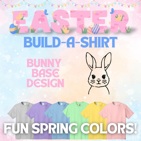 Easter Build-A-Shirt Bunny Base