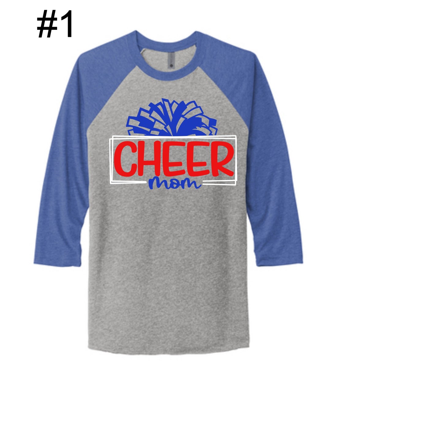 Cheer MOM 3/4 sleeve 2 Options--NL6051