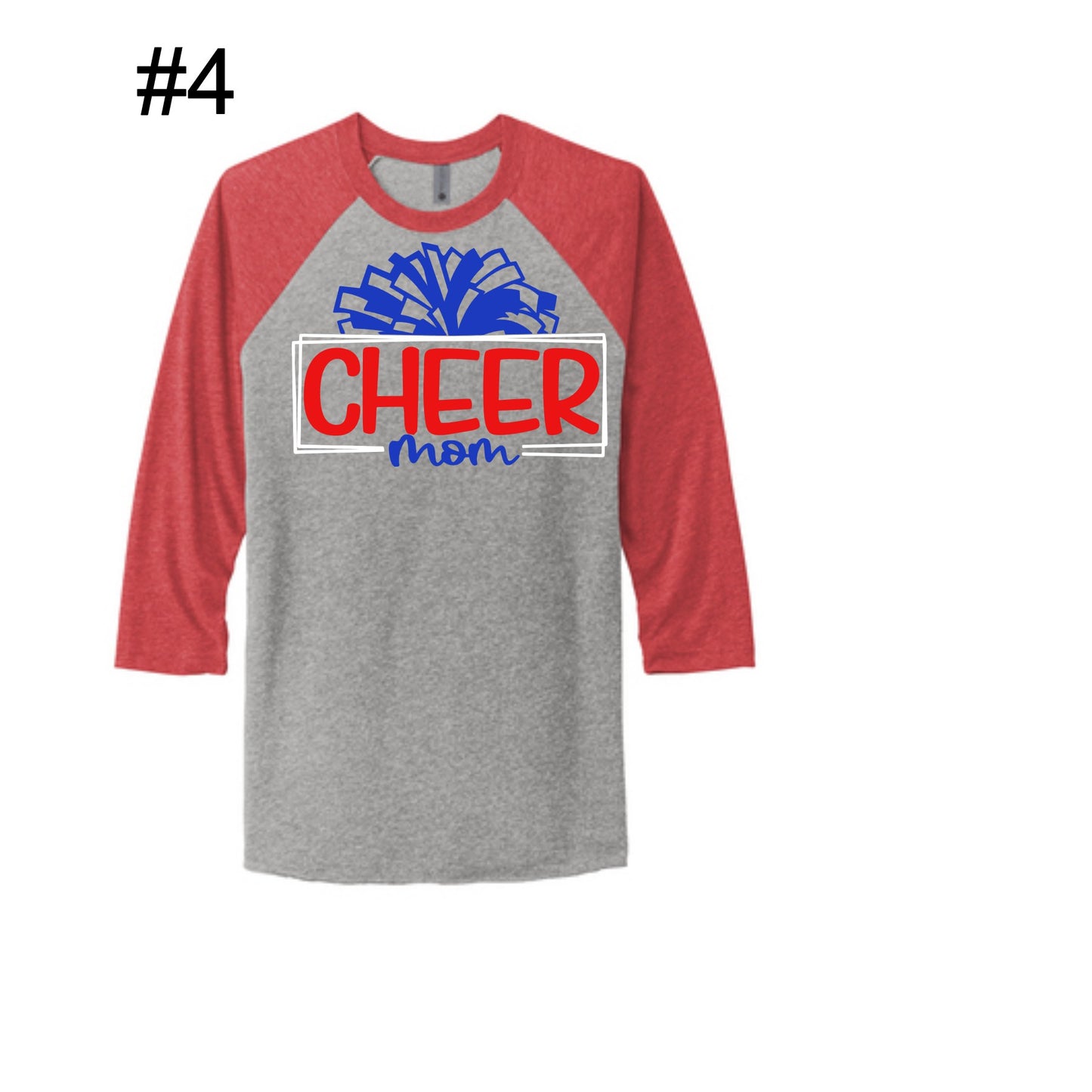 Cheer MOM 3/4 sleeve 2 Options--NL6051