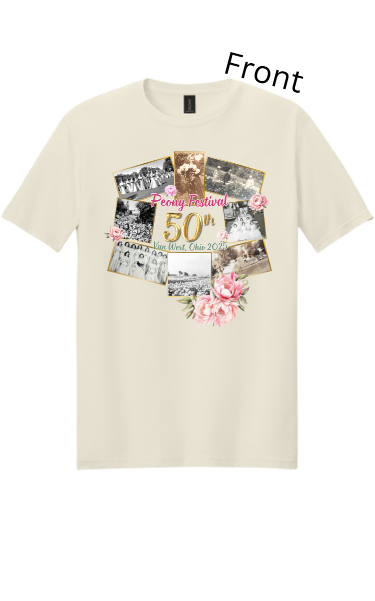 Peony Collage 50th shirt