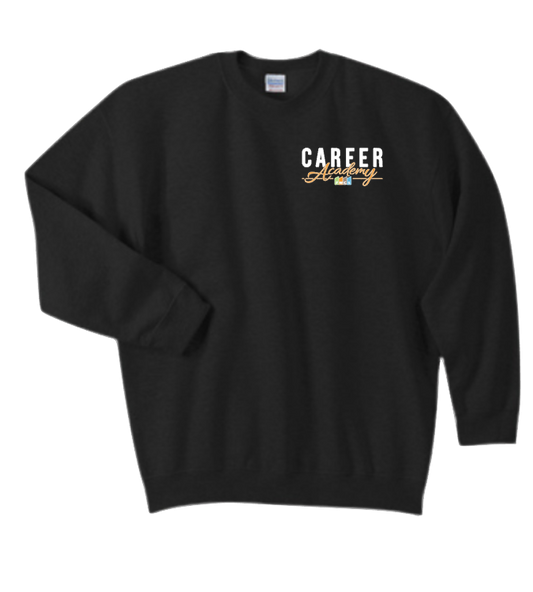 PC850 Black Crew Neck Sweatshirt