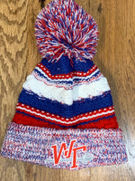 WT Knitted Hat with Puff