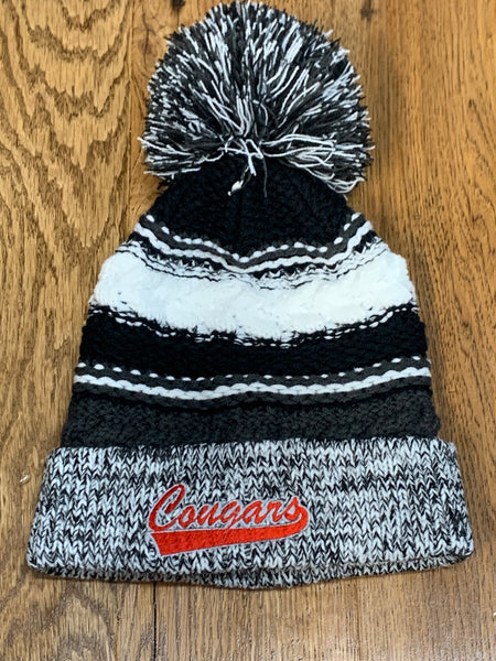 Cougars Knitted Hat with Puff