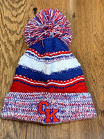 CK Knitted Hat with Puff