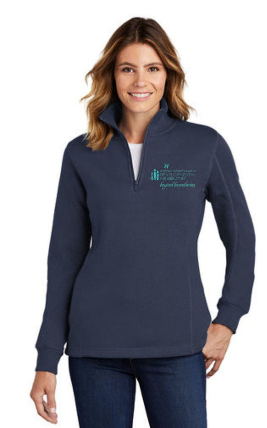 VW board of DD 1/4-Zip Women's Sweatshirt