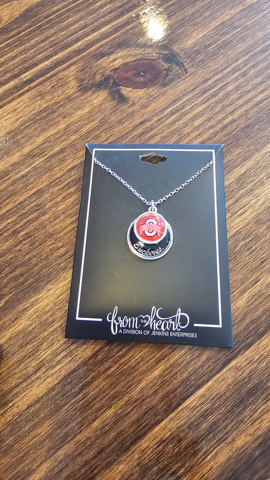 Ohio State Necklace