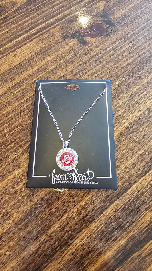 Ohio State Necklace