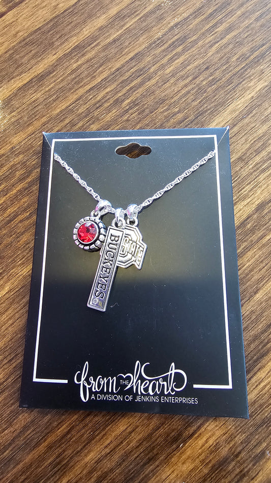 Ohio State Necklace