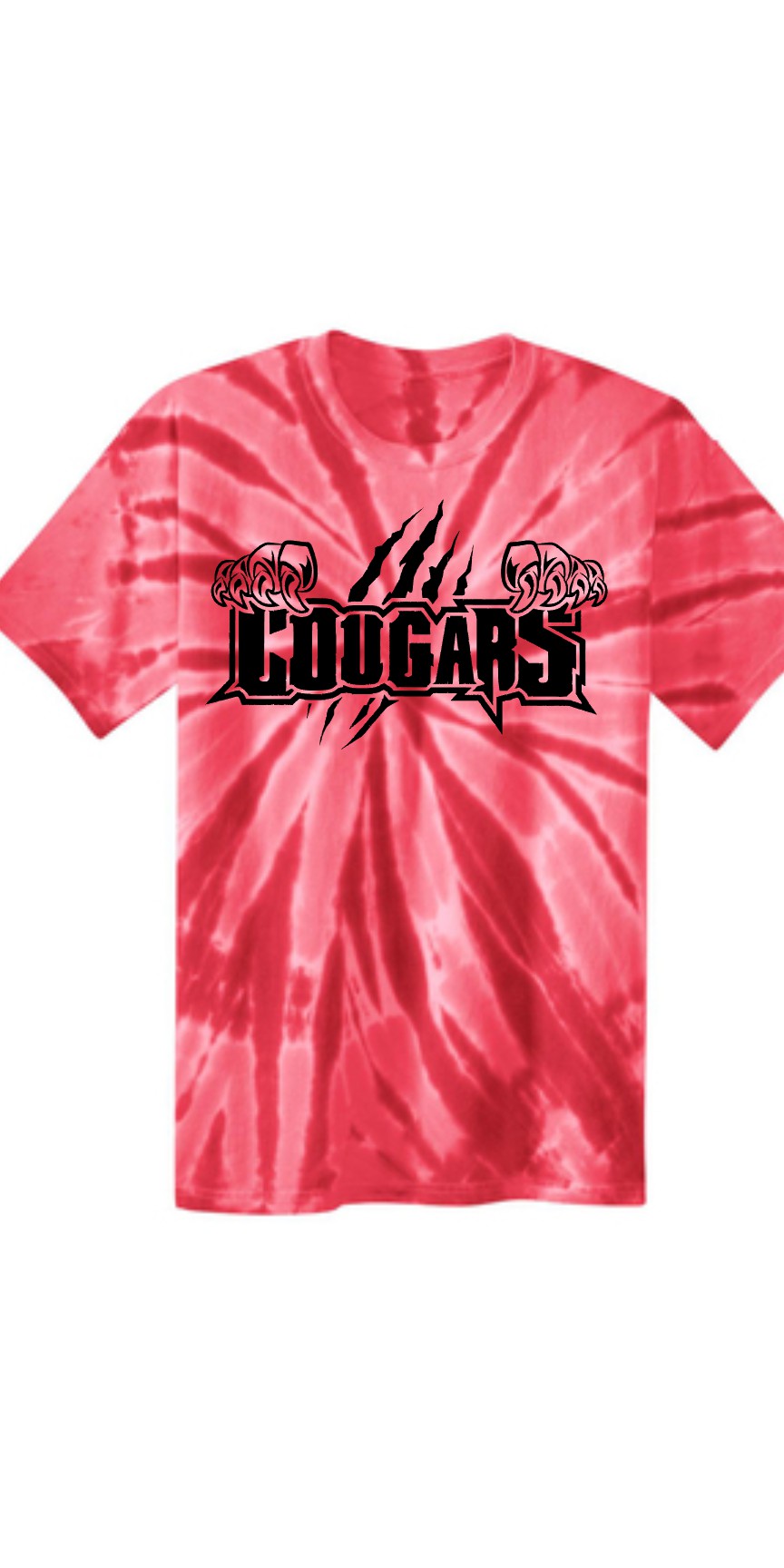 Tie-dye Cougars pc147y